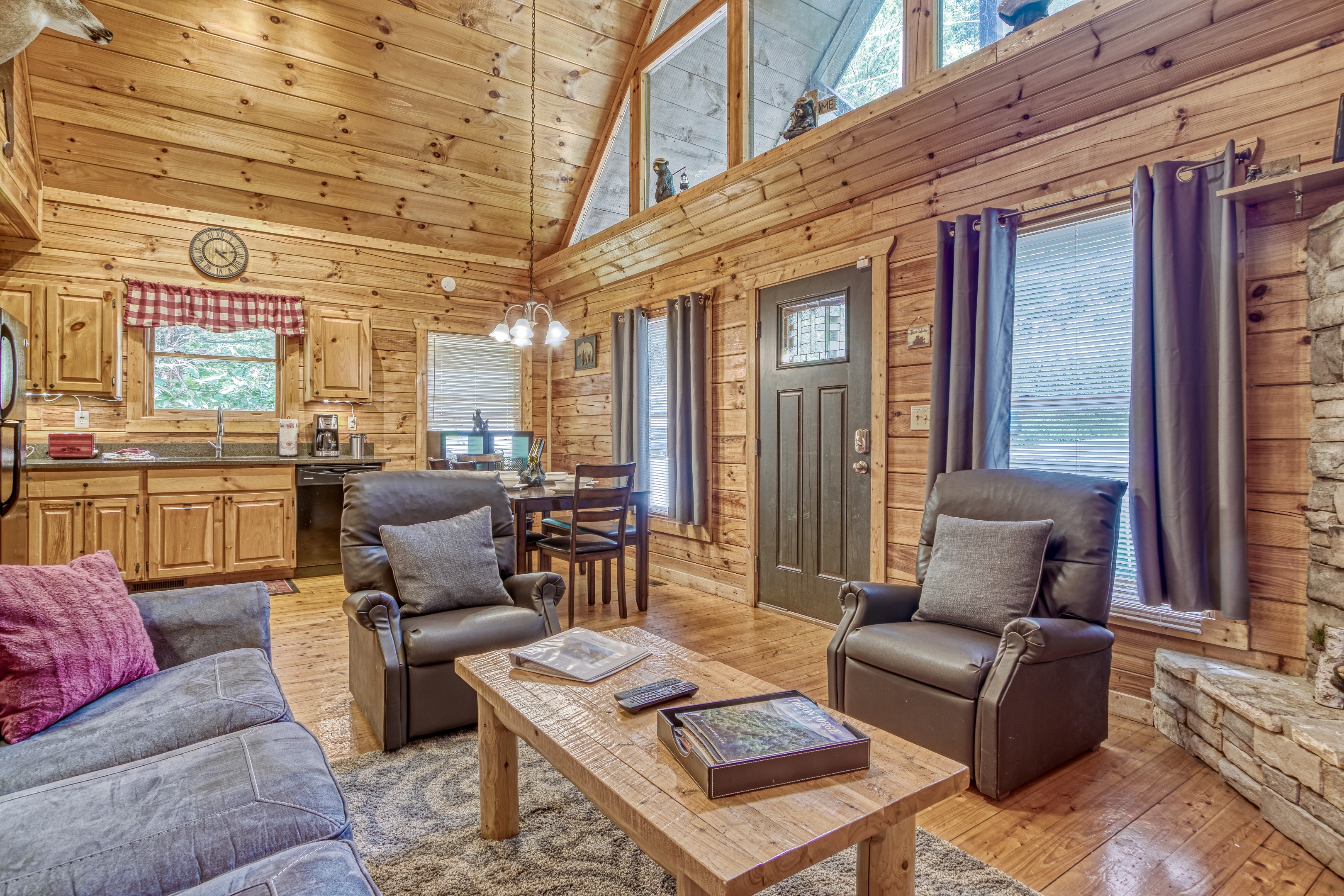 Log Bunk Beds